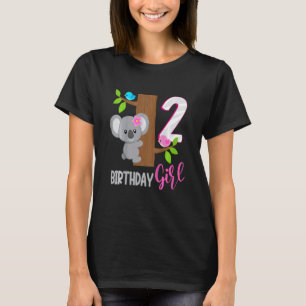 Camiseta Crianças de 2 anos Koala Birthday Koalafied Girl s