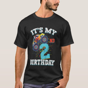 Camiseta Crianças de 2 anos Menina é meu segundo aniversári