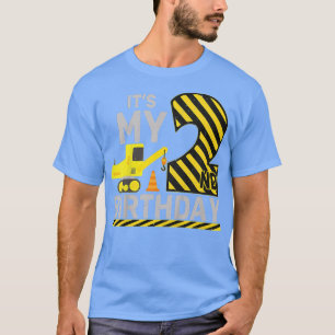 Camiseta Crianças de 2 anos Menino é o meu segundo aniversá