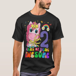 Camiseta Crianças de 2 anos Presentes segundo aniversário P