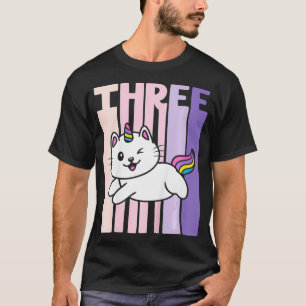 Camiseta Crianças de 3 anos de idade de gato-de-catica-cáus