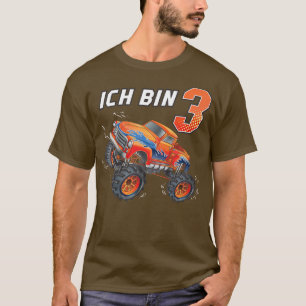 Camiseta Crianças de 3 anos de presente meninos meninas cam