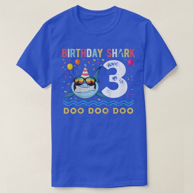 Camiseta Crianças de 3 anos Menina de Aniversário Menina de (Frente do Design)