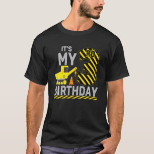 Camiseta Crianças de 3 anos Menino é meu aniversário de 3 a