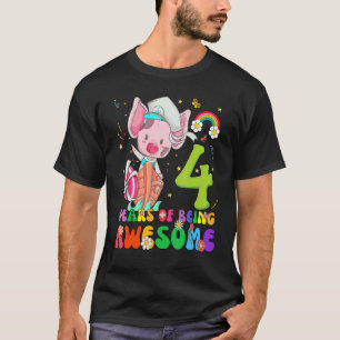 Camiseta Crianças de 4 anos adolescentes de 4 anos Meninos