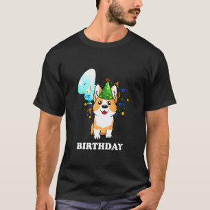 Camiseta Crianças de 4 Anos de Idade Criança Aniversário de