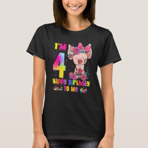 Camiseta Crianças de 4 anos Menina incrível Princesa linda