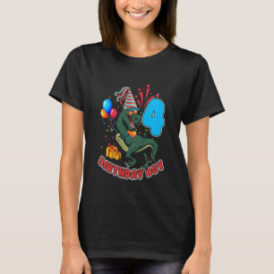 Camiseta Crianças de 4 anos Menino de 4 anos Menino de 4 an