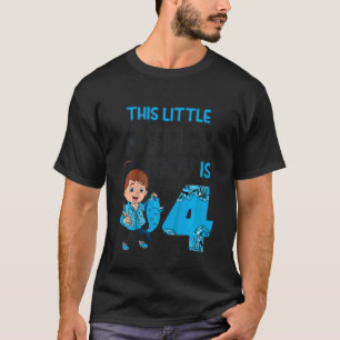Camiseta Crianças de 4 anos Pescadores menores pescando cri
