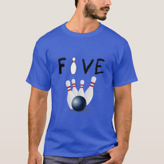 Camiseta Crianças de 5 anos de idade 5 de Festa de aniversá