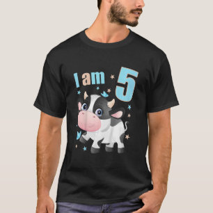 Camiseta Crianças de 5 anos de idade Menina de 5 roupas de 
