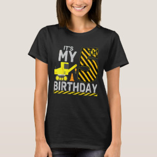 Camiseta Crianças de 5 anos é meu 5 de aniversário