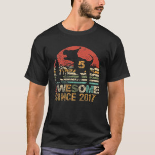 Camiseta Crianças de 5 anos são ótimas desde 2017 5 Birthda