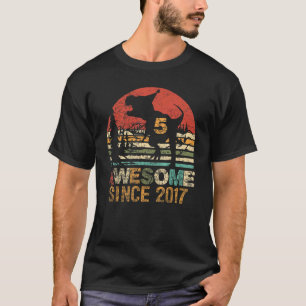 Camiseta Crianças de 5 anos são ótimas desde 2017 5 Birthda