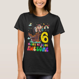 Camiseta Crianças de 6 anos adolescentes Meninos Piratas Ca