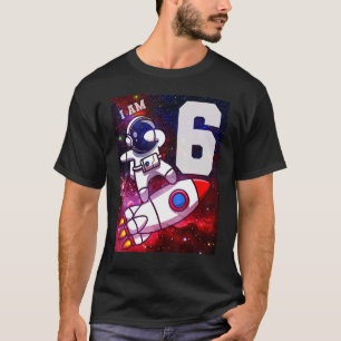 Camiseta Crianças de 6 anos Astronauta Espacial 6