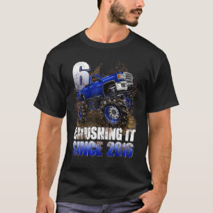 Camiseta Crianças de 6 anos de idade, 6 de Aniversário Mons