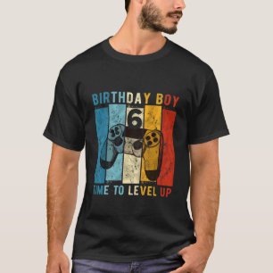 Camiseta Crianças De 6 Anos Menino De Aniversário De 6 Ve