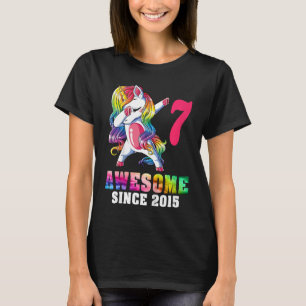 Camiseta Crianças De 7 Anos 7 Aniversário De 7 Anos Incríve
