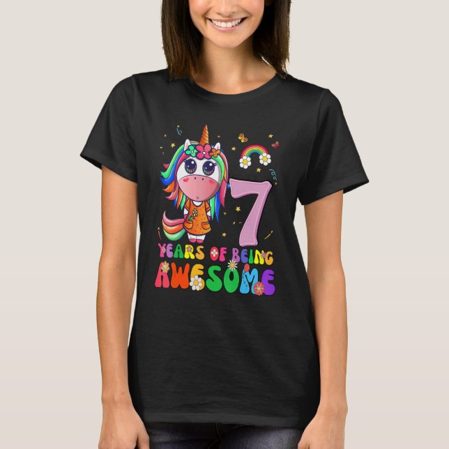 Camiseta Crianças de 7 anos adolescentes adolescentes Unico (Frente)