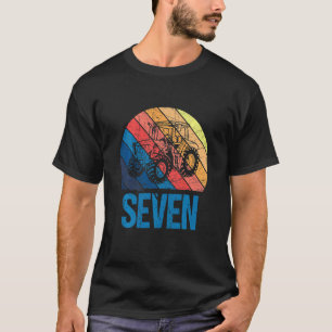 Camiseta Crianças de 7 anos de idade 7 de aniversário Trato