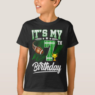 Camiseta Crianças de 7 anos é meu aniversário de 7 anos tem