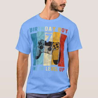 Camiseta Crianças de 7 anos Menino de aniversário de 7 anos