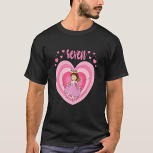 Camiseta Crianças de 7 anos Princesa Gira 7 B