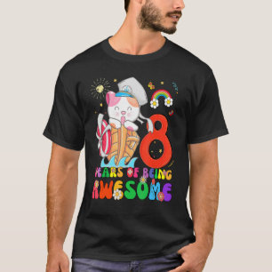 Camiseta Crianças de 8 anos adolescentes de 8 anos Menina d