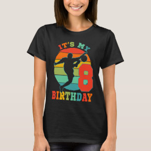 Camiseta Crianças de 8 anos é minha Festa de aniversário