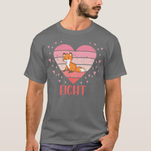 Camiseta Crianças de 8 anos, Fofo para a garota de aniversá
