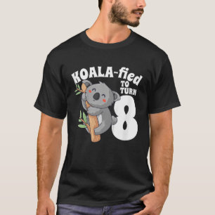 Camiseta Crianças de 8 anos Koala Aniversário Koalafied Gir