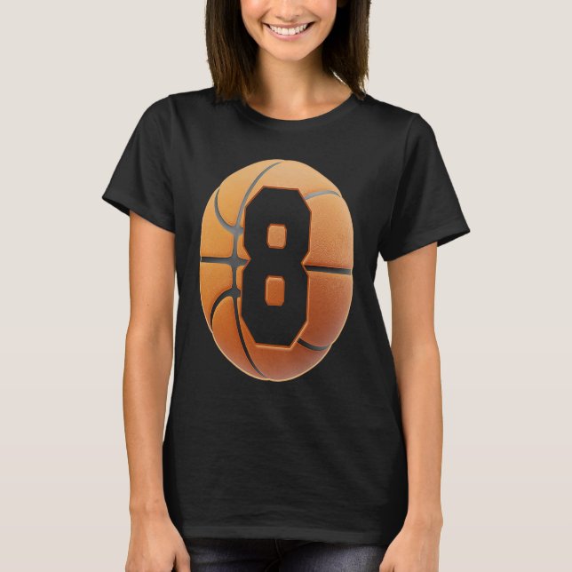 Camiseta crianças de 8 anos Meninos de Aniversário de 8 ano (Frente)
