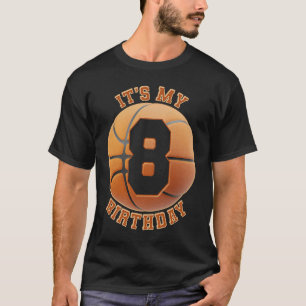 Camiseta crianças de 8 anos Meninos de Aniversário de 8 ano