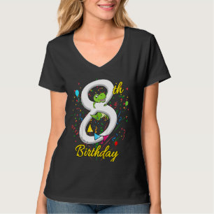 Camiseta Crianças de 8 anos Meninos Oitavo aniversário Rex