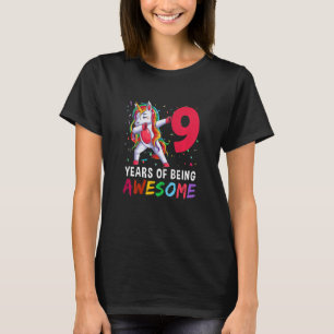 Camiseta Crianças de 9 anos adolescentes bebendo Unicórnio