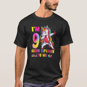 Camiseta Crianças de 9 anos bebendo 9º Príncipes de Meninas
