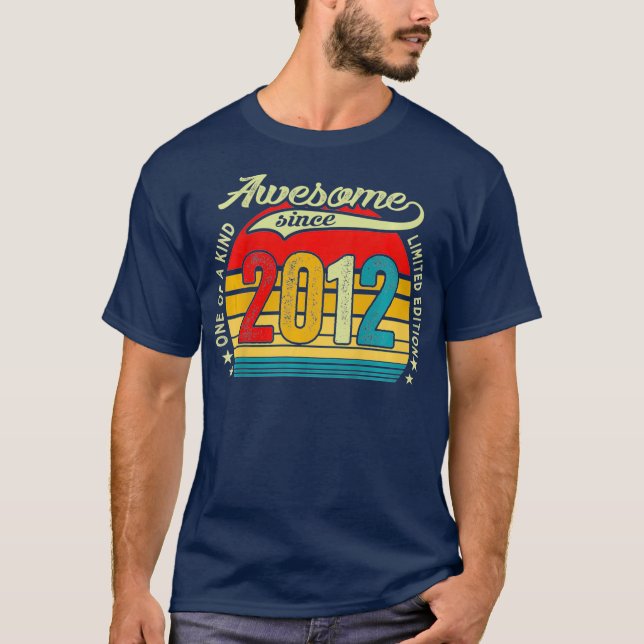Camiseta Crianças de 9 anos dão presentes 9º aniversário ho (Frente)