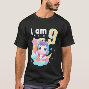 Camiseta Crianças de 9 anos de idade Menina Unicor de roupa