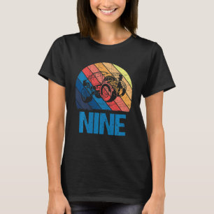 Camiseta Crianças de 9 anos de idade Monstros de 9 de anive