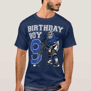 Camiseta Crianças de 9 anos Hockey com Gelo Presente Festa