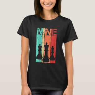 Camiseta Crianças de 9 anos jogador de xadrez Aniversário G