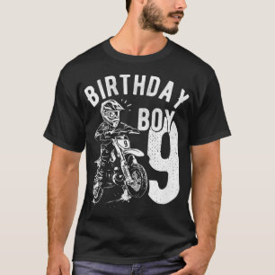 Camiseta Crianças de 9 anos Menino de aniversário Garoto de