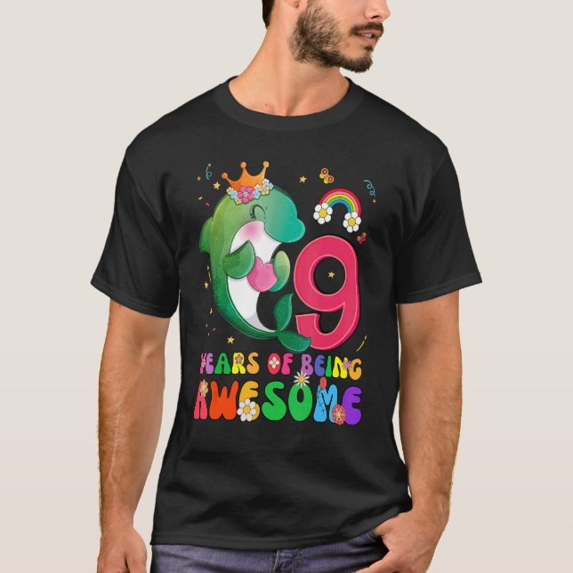 Camiseta Crianças de 9 anos Meninos Meninos Meninos Bonitos (Frente)