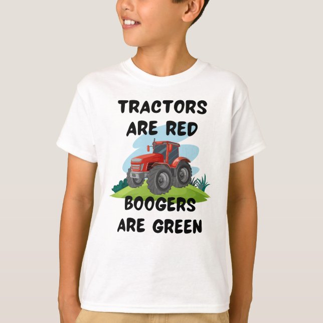 Camiseta Crianças de Agricultura Humoristas (Frente)