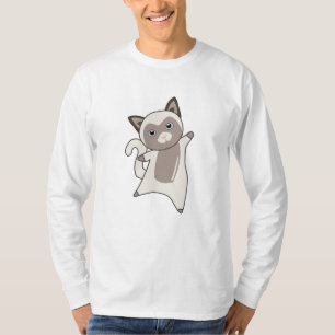 Camiseta Crianças de animais com pelo de Gatinho de gato