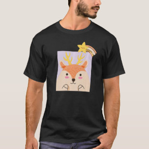 Camiseta Crianças de animais selvagens veados Crianças Jard