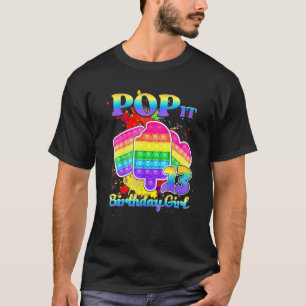 Camiseta Crianças De Aniversário Pop Eu Tenho 13 Anos De 13