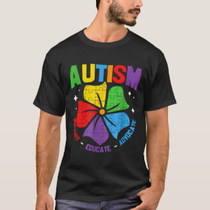 Camiseta Crianças De Autismo De Sensibilização Ism Para O P