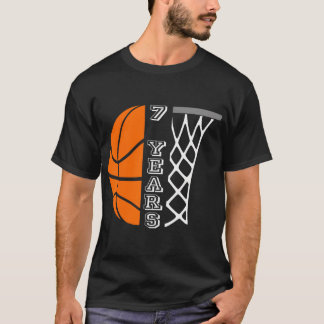 Camiseta Crianças De Basquete De Aniversário Para Meninos D